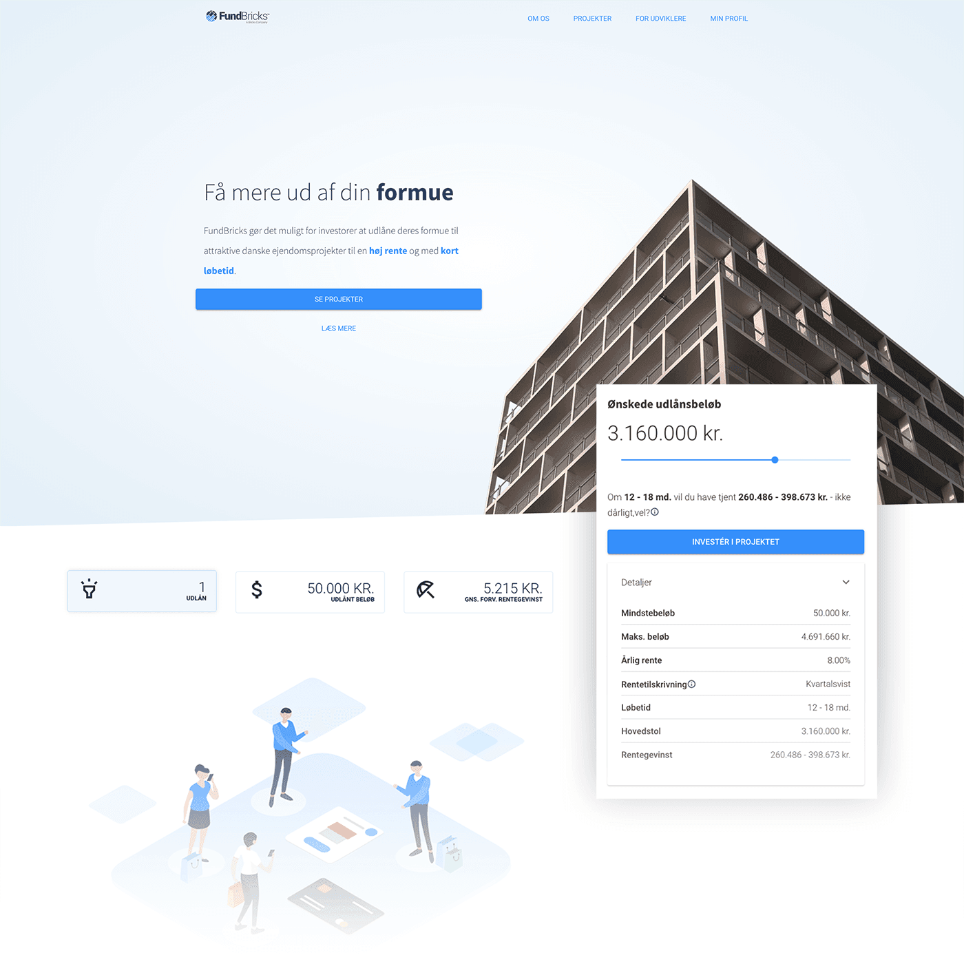 FundBricks.com screenshot